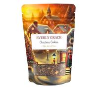Everly Grace Infusion de Noël Bio Christmas Cookie - Rooibos Gourmand aux Écorces de Cacao, Cannelle et Girofle - Thé Dessert sans Théine - Cadeau de Noël et Avent
