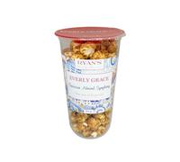 Everly Grace Popcorn - Bavarian Almond Symphony, 60 g - Gobelets de popcorn au caramel et amandes grillées de notre manufacture à Augsbourg, Allemagne