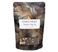 Everly Grace Tisane Bio au Cacao et Chanvre Chocolate Hemp Joy - Infusion en Vrac avec Graines de Chanvre et Curcuma - Sans Théine - Thé du Soir Relaxant et Gourmand