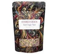 Everly Grace Tisane Bio au Gingembre Vivid Ginger Power - Mélange Citronné avec Pomme et Pétales de Rose - Énergie Naturelle sans Théine - Thé en Vrac sans Arômes Artificiels