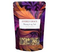 Everly Grace Tisane Bio Ayurvédique Blessing to My Soul - Mélange Apaisant au Fenouil, Cannelle et Gingembre - Sans Théine - 100g de Thé en Vrac Artisanal pour le Bien-être