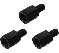Evermotor Adaptateur de rétroviseur de moto Vis de rétroviseur pour scooter du filetage M10 à droite au filetage M8 à gauche/filetage à droite