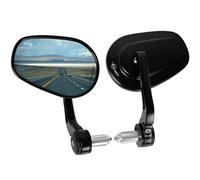 evermotor Rétroviseur universel de moto, rétroviseur d'extrémité de guidon homologué E, miroir de moto pivotant à 360°, pour quad scooter ATV Scooter, 2 pièces