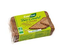 EVERNAT - Pain Complet Aux 3 Céréales 500G