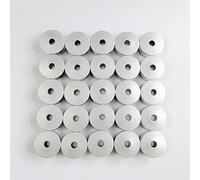evernice Lot de 25 bobines plates en aluminium pour Tin Lizzie 18 Hq16 18 A-1 Pfaff P3 Power Quilter