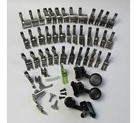 evernice Lot de 46 pieds presseurs pour machine à coudre industrielle Juki Ddl-5550 8500 8700 9000