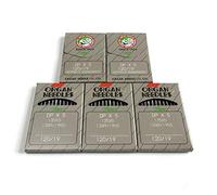 evernice Organ Lot de 50 aiguilles pour machine à coudre Juki Brother Singer 14/Metric 90 134R Sy1955 135 x 5
