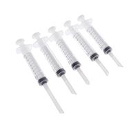 EverPinger 5 Pièces Seringue d'alimentation Oiseau Parrot Mangeoire Alimentation Bébé Accessoire Plastique Réutilisable et Tuyau Souple Adapté Aux Soins des Oise, Clair, 10 ML
