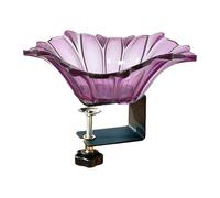 EverPinger Abreuvoir Mural pour Oiseaux, Fonction D'abreuvement, Support de Fixation Stable, Montage Facile, Mangeoire à Oiseaux pour Jardin, Violet