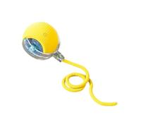 EverPinger Balle Interactive pour Chat Balle Électrique Jouet Auto-Roulant Animation Intelligente Matière Silicone Adaptée aux Chats d'Intérieur Divertissement, Jaune