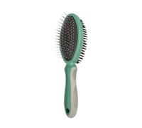 EverPinger Brosse pour Chiens Brosse Double Face Démêlante Brosse de Toilettage Accessoire Massage Animaux pour Poils Longs Entretiens Maison Salon Adaptée, Vert
