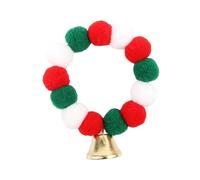 EverPinger Collier Chat Élastique Collier Chien Collier Boule Peluche Collier avec Clochette Petit Chien Matériau Peluche Souple pour Occasions Extérieures, m