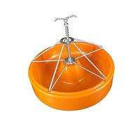 EverPinger Piglet Feeder Abreuvoir Bol Alimentaire Trog Seau Métallique et Résistant avec Cinq Compartiments Adapté pour Porcelets Animaux Petits Élevage