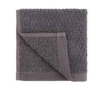 Everplush Lot de 6 Serviettes de Toilette, 55% Coton zéro Twist, Anthracite (Gris foncé)