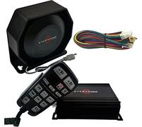 Evershine Signal 100 W Sirène et Haut-parleurs avec sonorisation réglable en Volume pour Voiture Plug and Play Wire 20 + Sons pour Police Incendie Ambulance véhicules 12 V DC (ES-WS06-SPK0021)