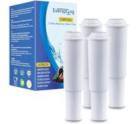EVERSPRING Filtre à eau pour machine à café Compatible Avec Jura White 60209 68739 62911, Nespresso de compris différents modèles, 4 pièces (facture disponible)
