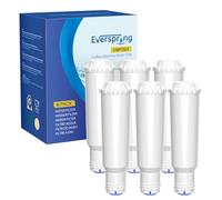 EVERSPRING Filtre à eau pour machine à café, compatible avec Krups F088, convient à de nombreux modèles AEG, Bosch, Siemens, Nivona, 4 pièces (Avertissement : non adapté pour Jura White)