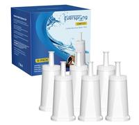 EVERSPRING Filtre à Eau pour Machine à Café, Compatible Avec Sage Barista Express, SES008, SES810, SES875, SES880, SES920, SES980, SES990, Bambino Plus, Oracle Touch, Cartouche Filtrante 6 Pièces