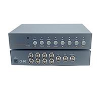 Evertech Multiplexeur vidéo CCTV analogique 8 canaux couleur quadriprocesseur avec télécommande