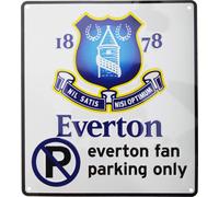 Everton FC, panneau métallique, No Parking SG1328 (taille unique) (Blanc/Bleu)