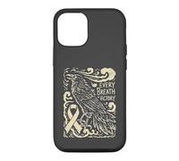 Every Breath A Victory - Viking Nordique Lutte Contre Le Cancer du poumon Coque pour iPhone 12/12 Pro