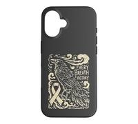 Every Breath A Victory - Viking Nordique Lutte Contre Le Cancer du poumon Coque pour iPhone 16