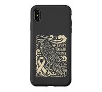Every Breath A Victory - Viking Nordique Lutte Contre Le Cancer du poumon Coque pour iPhone XS Max