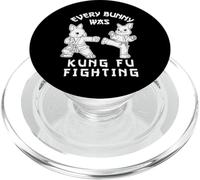 Every Bunny Was Kung Fu Fighting Funny Easter Karaté PopSockets PopGrip pour MagSafe