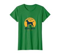 Every Day is Dog Day - Amoureux des Animaux T-Shirt, Femme, Vert Kelly, XS