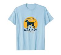 Every Day is Dog Day - Amoureux des Animaux T-Shirt, Homme, Bleu Céleste, S