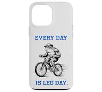 Every Day is Leg Day Frog Drôle Cycliste Gym Workout Coque pour iPhone 13 Pro Max