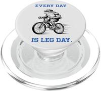Every Day is Leg Day Frog Drôle Cycliste Gym Workout PopSockets PopGrip pour MagSafe