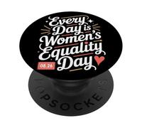 Every Day is Women's Equality Day Women Empowerment PopSockets PopGrip Adhésif