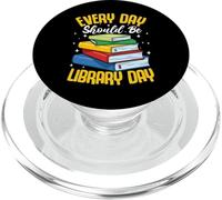 Every Day Should Be Library Day PopSockets PopGrip pour MagSafe