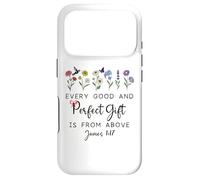 Every Good Perfect is from Above Sign Bible Verse James 1:17 Coque pour iPhone 17 Pro