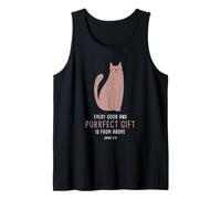 Every Good & Purrfect (Gift) is from Above - James 1:17 Cat Débardeur