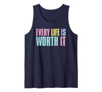 Every Life Is Worth It Emotional Wellness Health Awareness Débardeur
