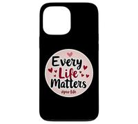 Every Life Matters Pro-Life Cœurs pour bébé fœtus Coque pour iPhone 13 Pro Max