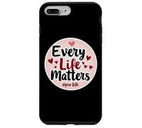 Every Life Matters Pro-Life Cœurs pour bébé fœtus Coque pour iPhone 7 Plus/8 Plus