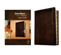Every Man's Bible Nlt, Large Print, Deluxe Explorer Edition (Leatherlike, Rustic Brown, Indexed)