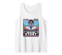 Every Mind Tells A Story Soutien à la neurodiversité de l'Autisme Débardeur