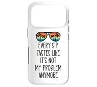Every Sip Tastes Like It's Not My Problem Anymore Im Retired Coque pour iPhone 17 Pro