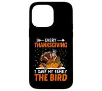 Every Thanksgiving I Gave My Family The Bird Thankful Coque pour iPhone 14 Pro Max