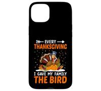 Every Thanksgiving I Gave My Family The Bird Thankful Coque pour iPhone 15 Plus