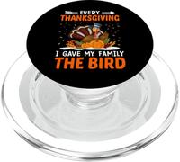 Every Thanksgiving I Gave My Family The Bird Thankful PopSockets PopGrip pour MagSafe