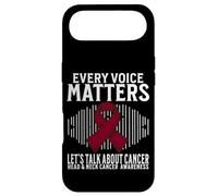 Every Voice Matters Head and Neck Cancer Awareness Gifts Coque pour iPhone Air