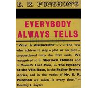 Everybody Always Tells - E.R. Punshon - Rare Treasure Editions - ebook (ePub) - Livre