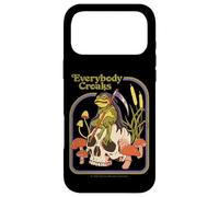 Everybody Croaks Frog Skull Mushroom Retro Funny Adult Humor Coque pour iPhone 17 Pro Max