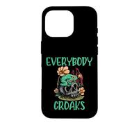 Everybody Croaks Grenouille Champignon Gobelinecore Art Coque pour iPhone 16 Pro