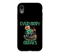 Everybody Croaks Grenouille Champignon Gobelinecore Art Coque pour iPhone XR